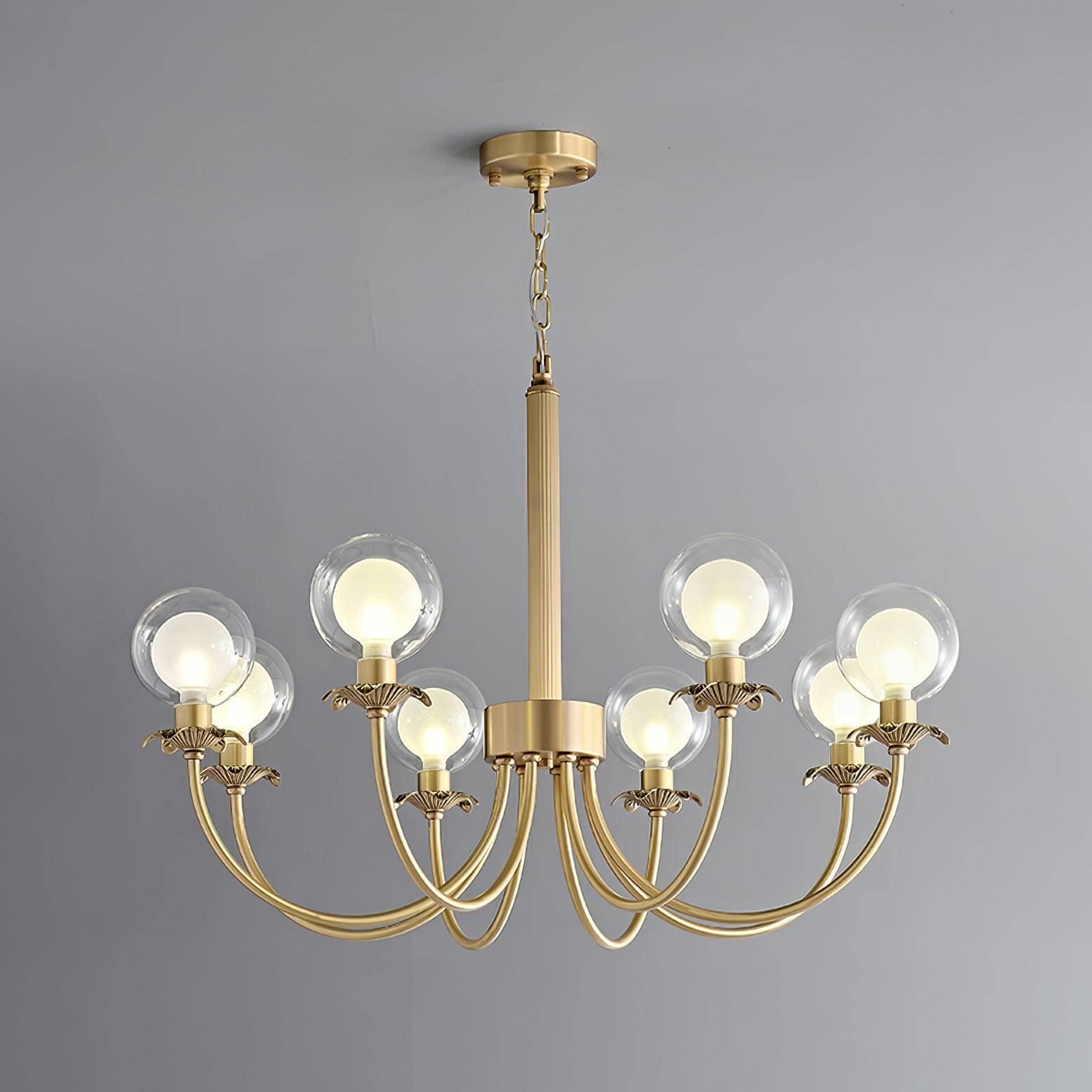Crown Klassischer Glas-Kronleuchter-Letslighting
