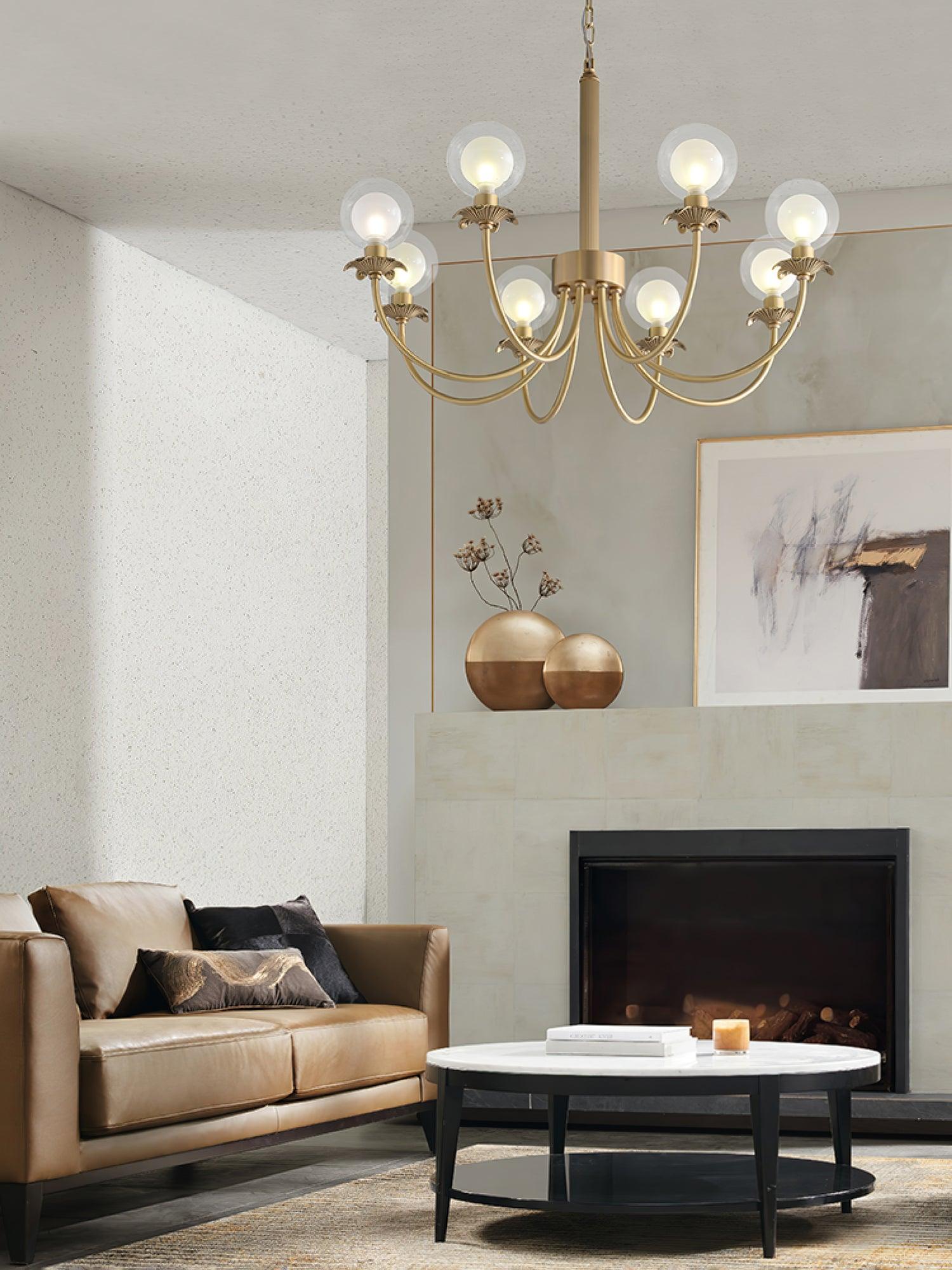 Crown Klassischer Glas-Kronleuchter-Letslighting