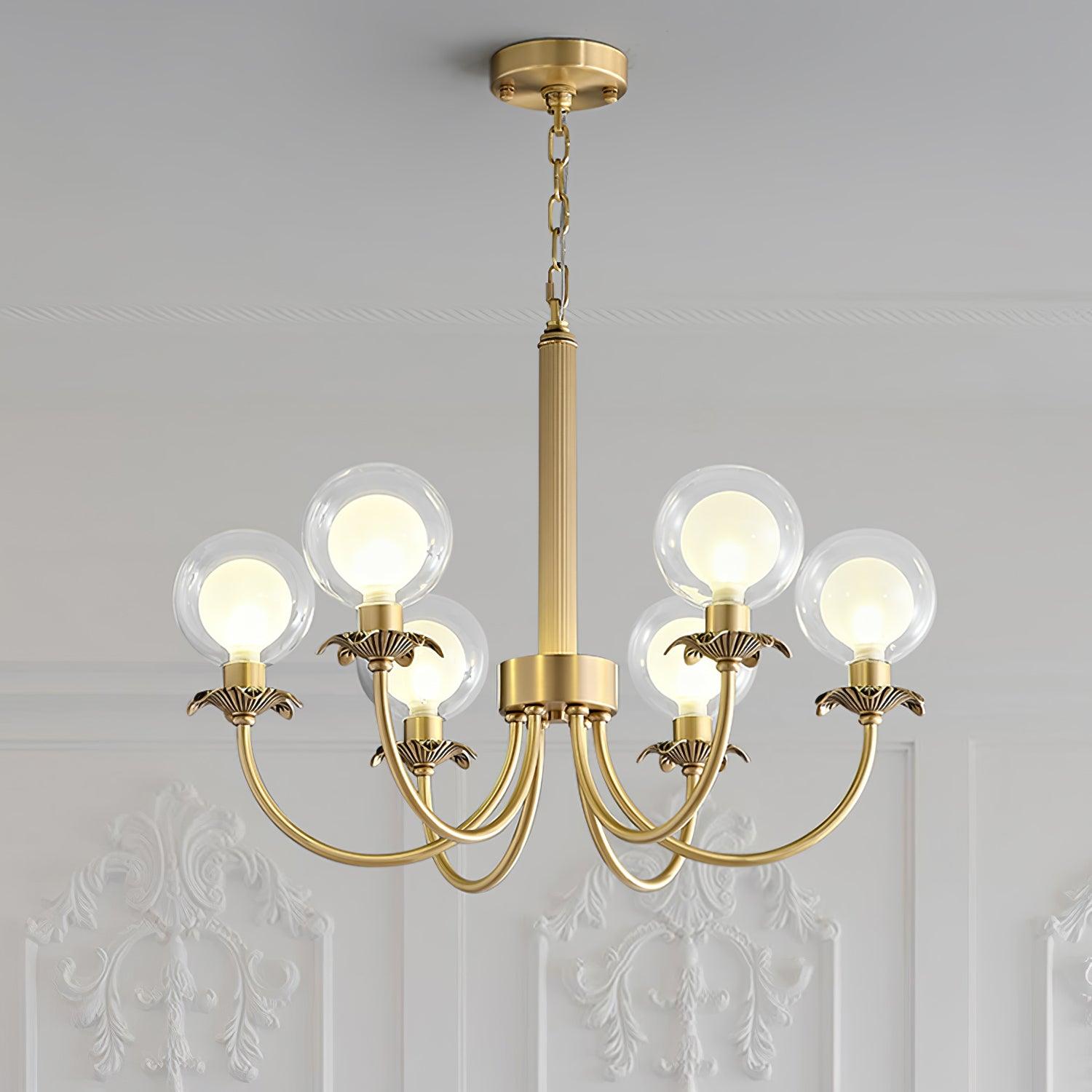 Crown Klassischer Glas-Kronleuchter-Letslighting