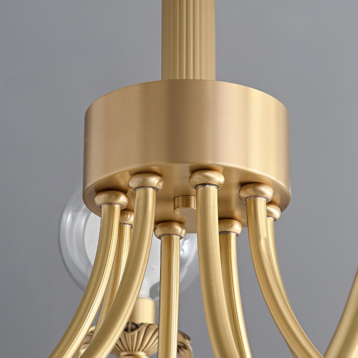 Crown Klassischer Glas-Kronleuchter-Letslighting