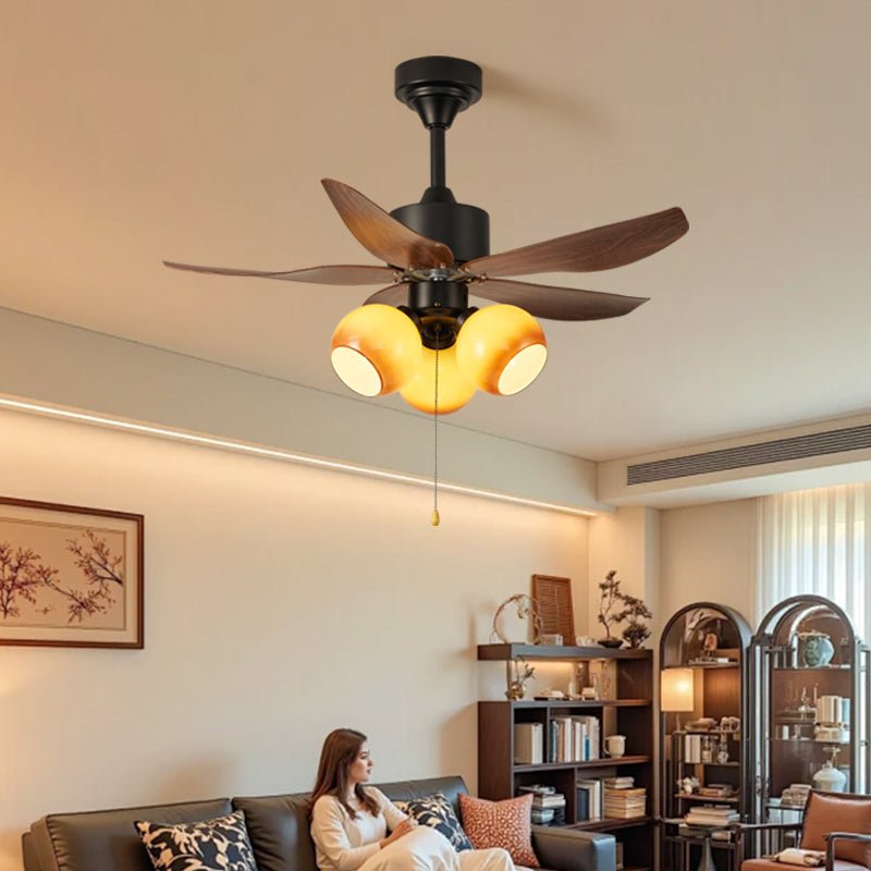 Florence Blossom Deckenventilatorleuchte mit Gleichstrommotor
