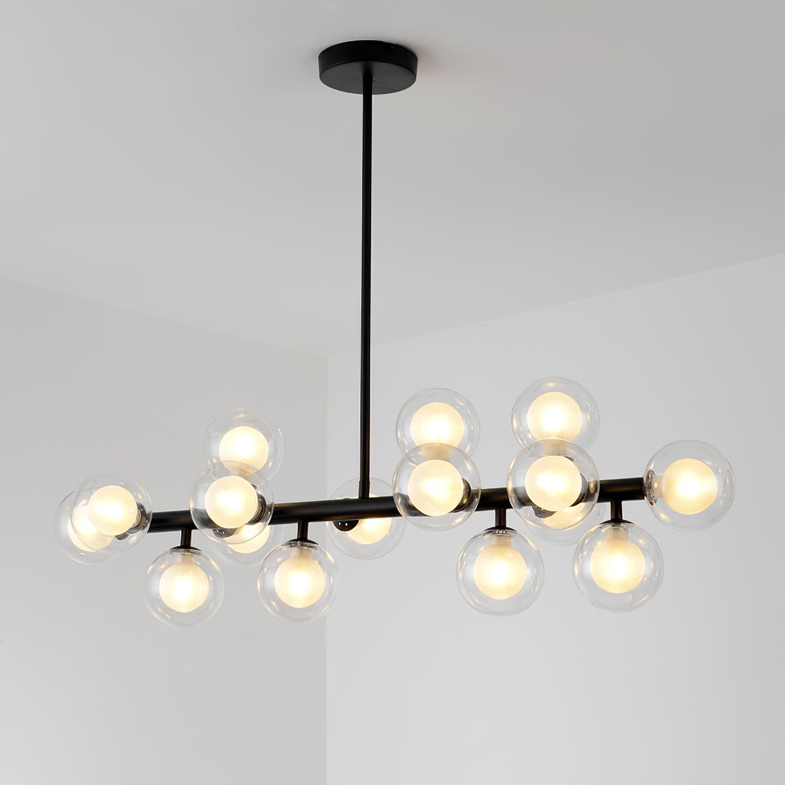 Lustra Kronleuchter Glas Minimalistisch-Letslighting