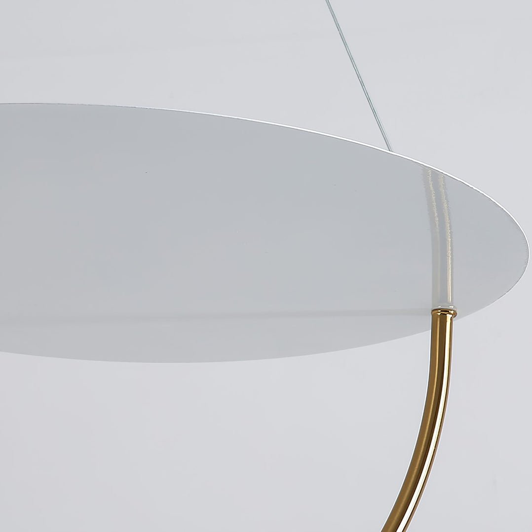 Vecaros Moderne Minimalistische Scheiben-Pendelleuchte-Letslighting