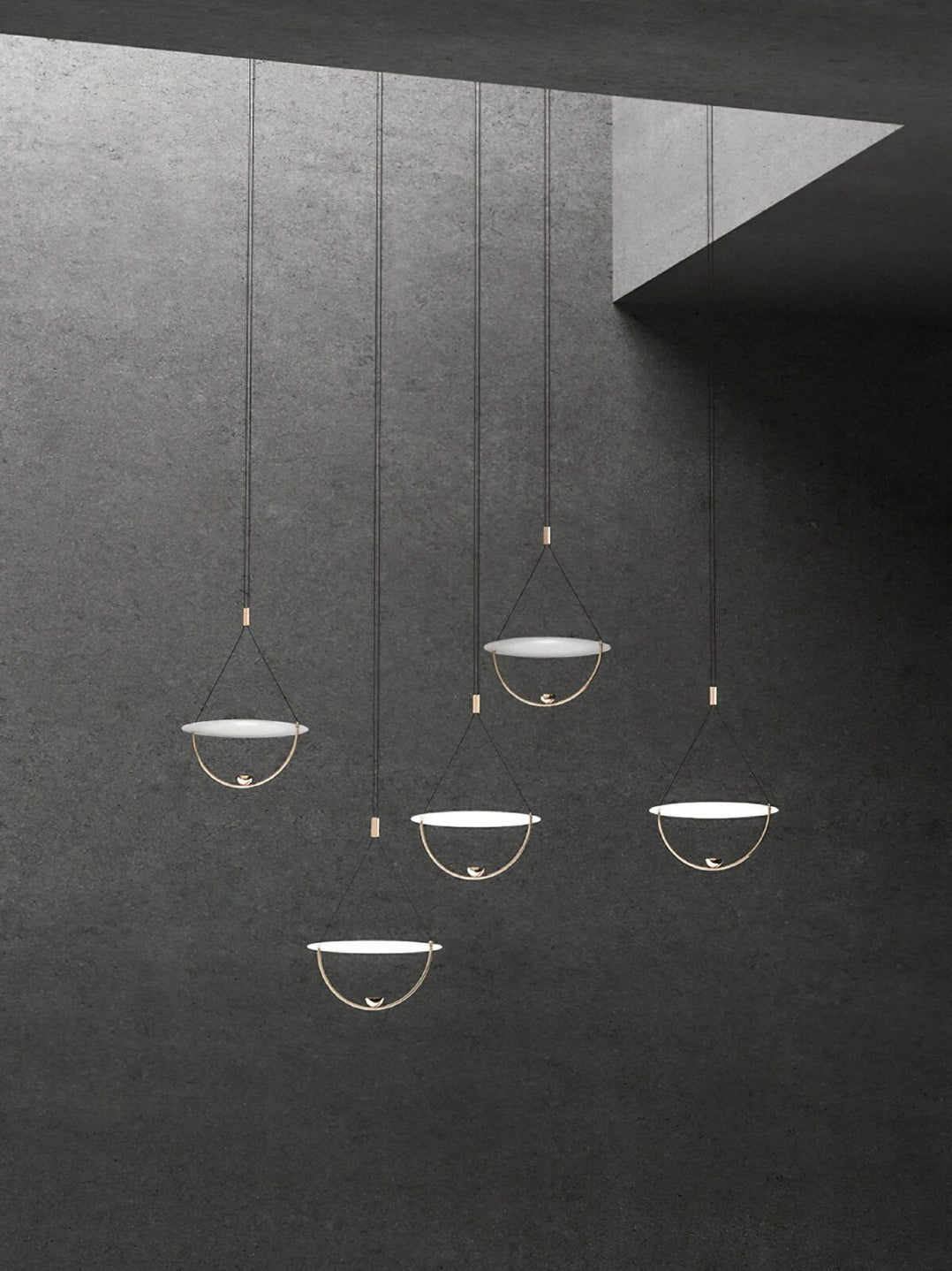Vecaros Moderne Minimalistische Scheiben-Pendelleuchte-Letslighting