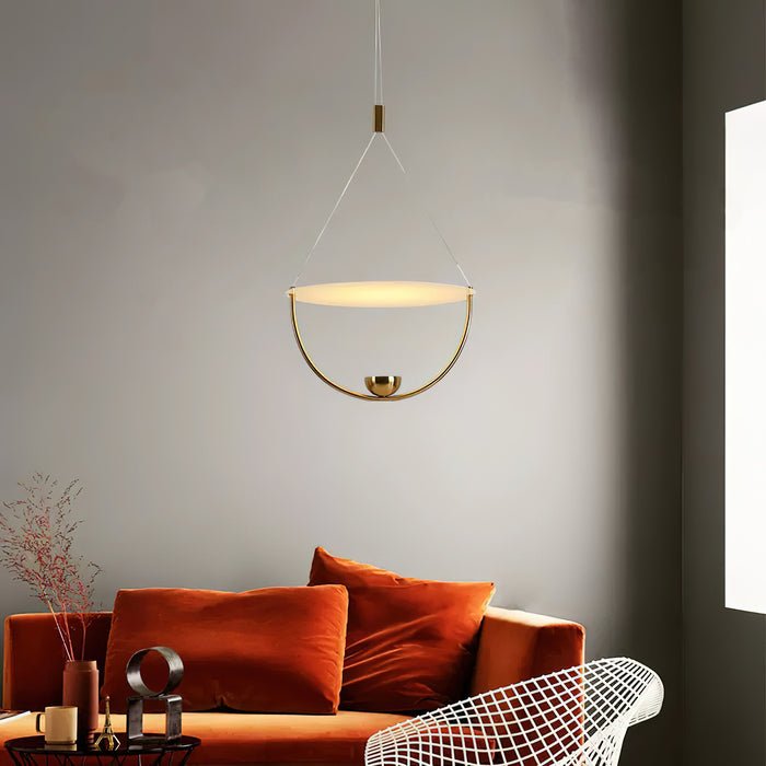 Vecaros Moderne Minimalistische Scheiben-Pendelleuchte-Letslighting
