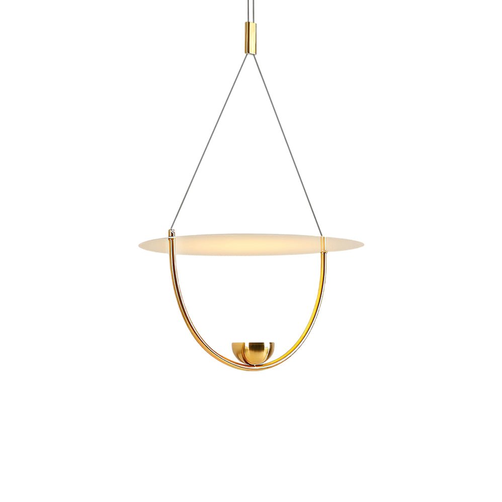 Vecaros Moderne Minimalistische Scheiben-Pendelleuchte-Letslighting