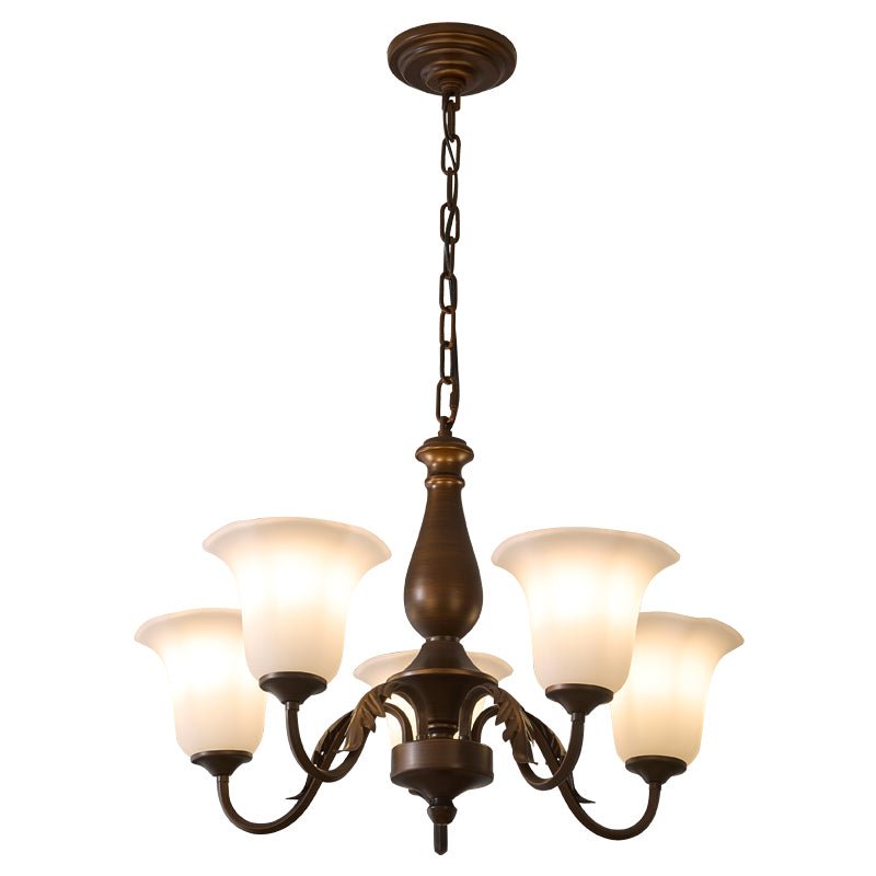 Uveleth Traditioneller Eleganter Glaskronleuchter-Letslighting