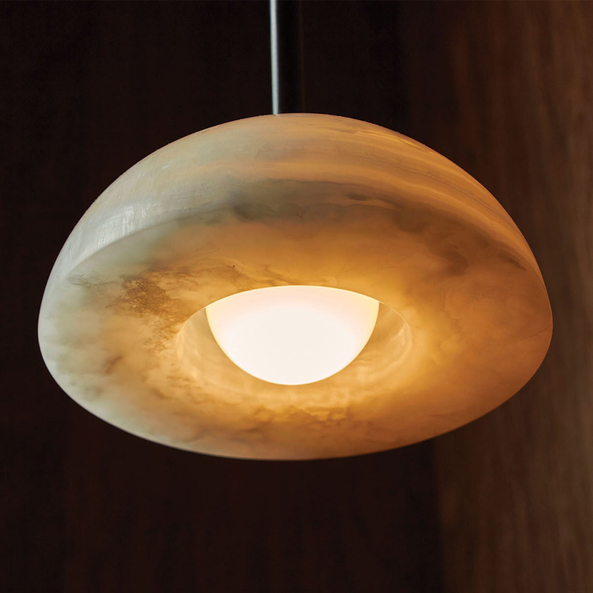 Aurelia Elegance Messing Glas Hängeleuchte-Letslighting