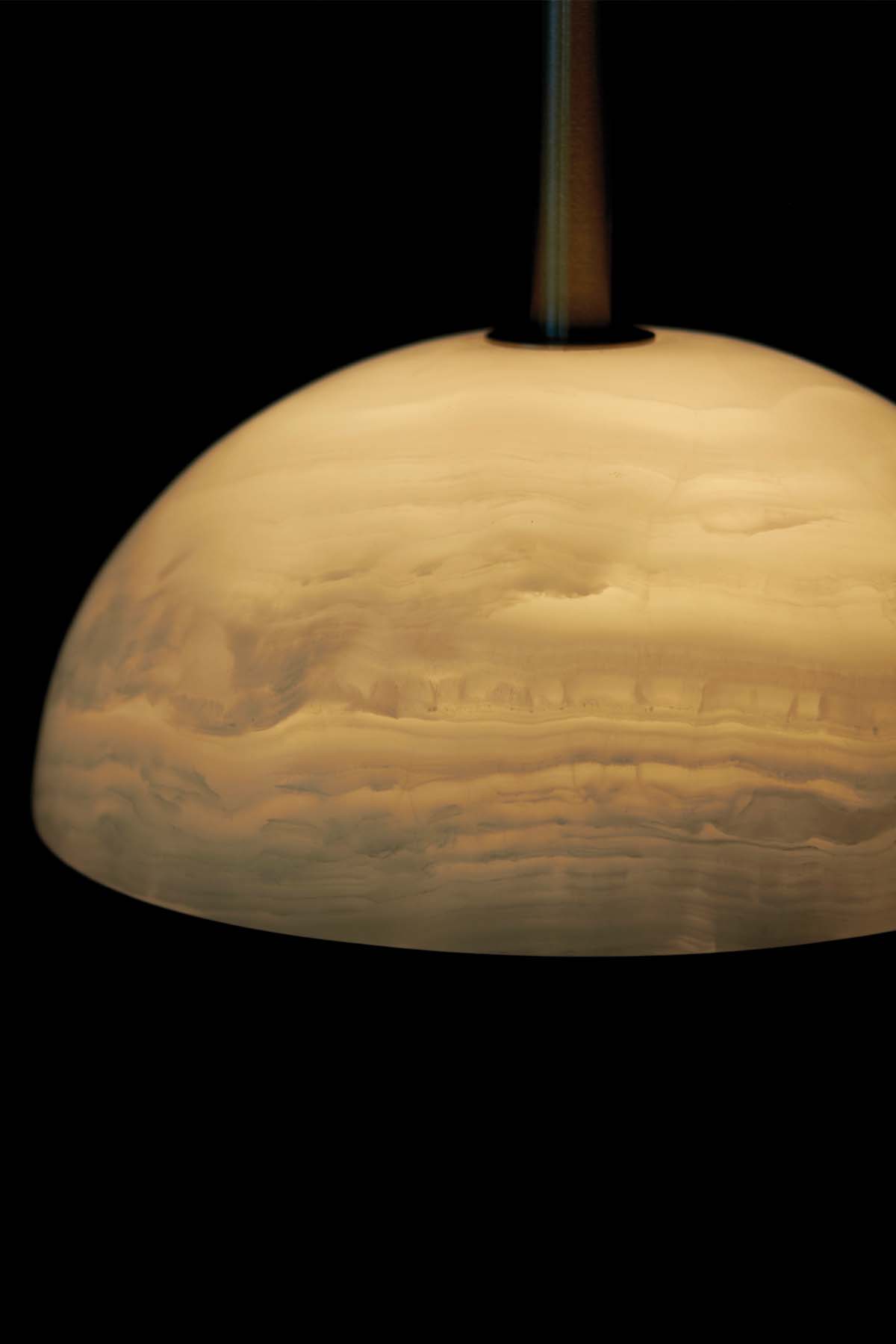Aurelia Elegance Messing Glas Hängeleuchte-Letslighting