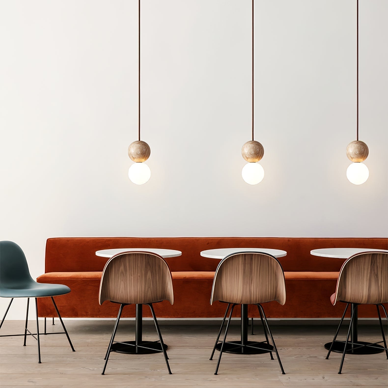 Luna Travertine Pendant Light - Neutralighting