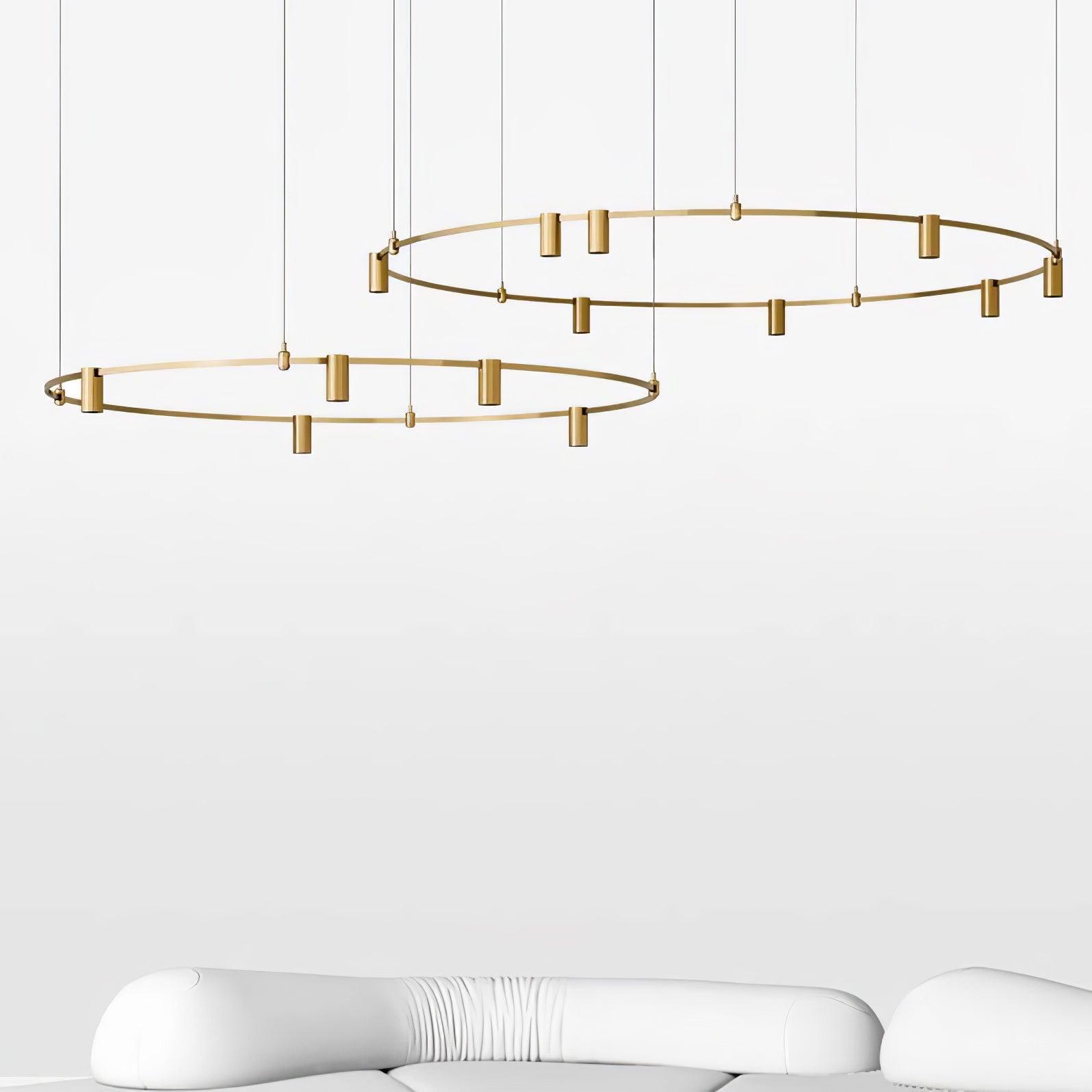 Ivrinir Ringförmige Messing-Pendelleuchte-Letslighting
