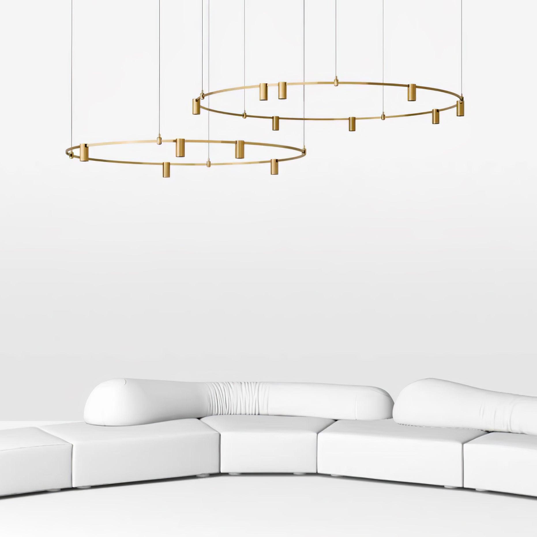 Ivrinir Ringförmige Messing-Pendelleuchte-Letslighting