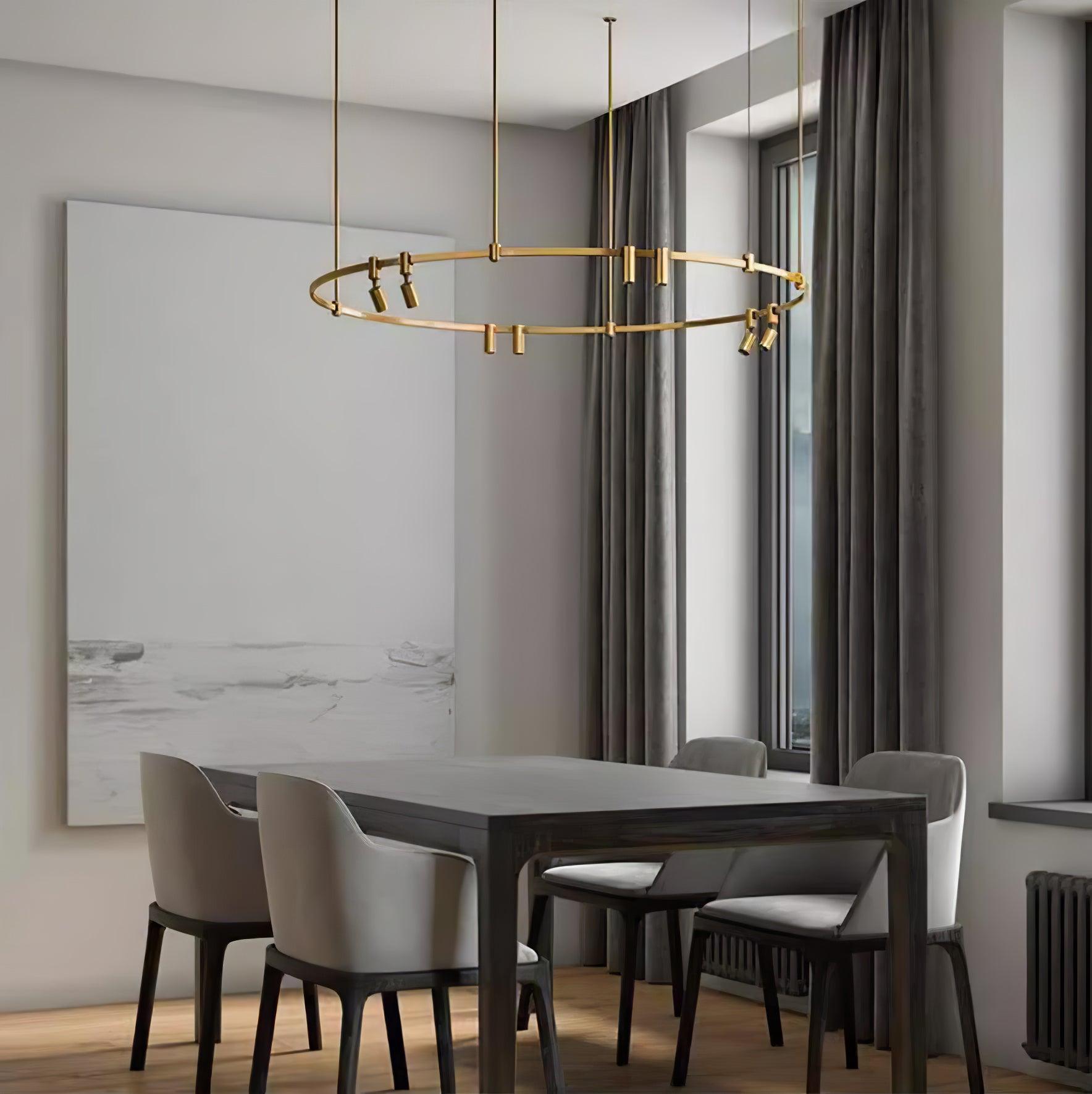 Ivrinir Ringförmige Messing-Pendelleuchte-Letslighting