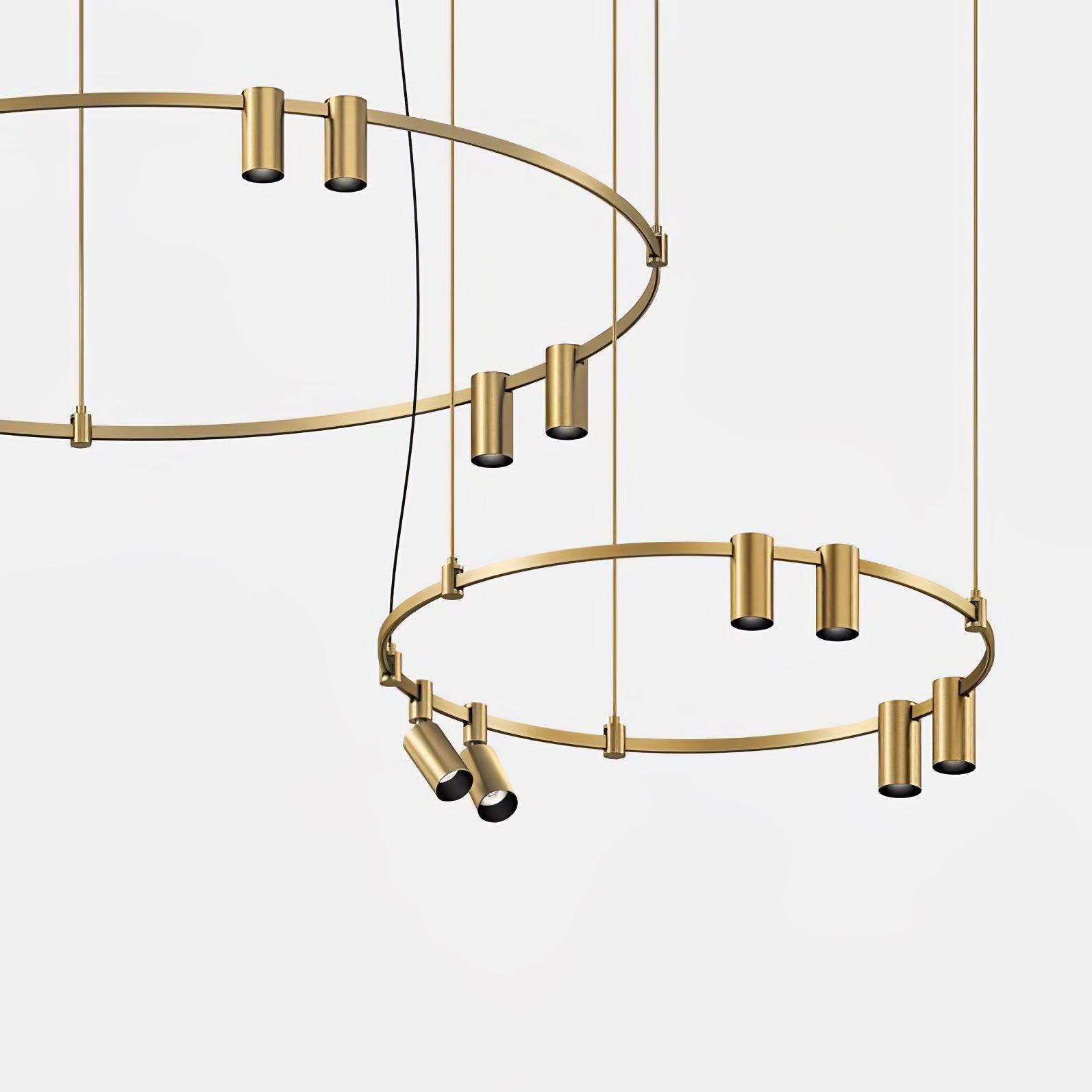 Ivrinir Ringförmige Messing-Pendelleuchte-Letslighting