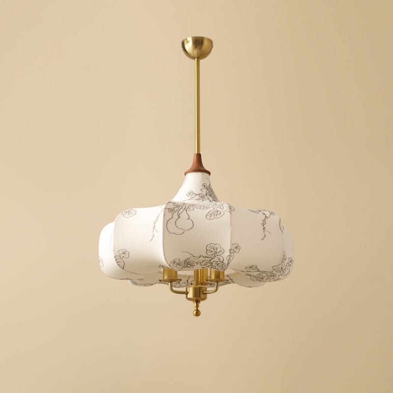 Fioren Stoff & Holz Pendelleuchte-Letslighting