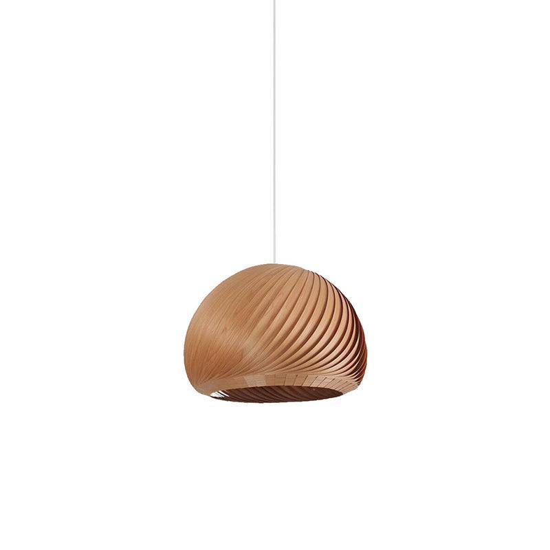 Spiral Vintage Holz Pendelleuchte-Letslighting