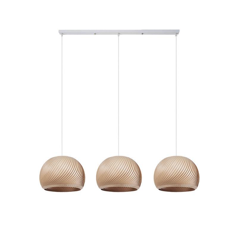 Spiral Vintage Holz Pendelleuchte-Letslighting