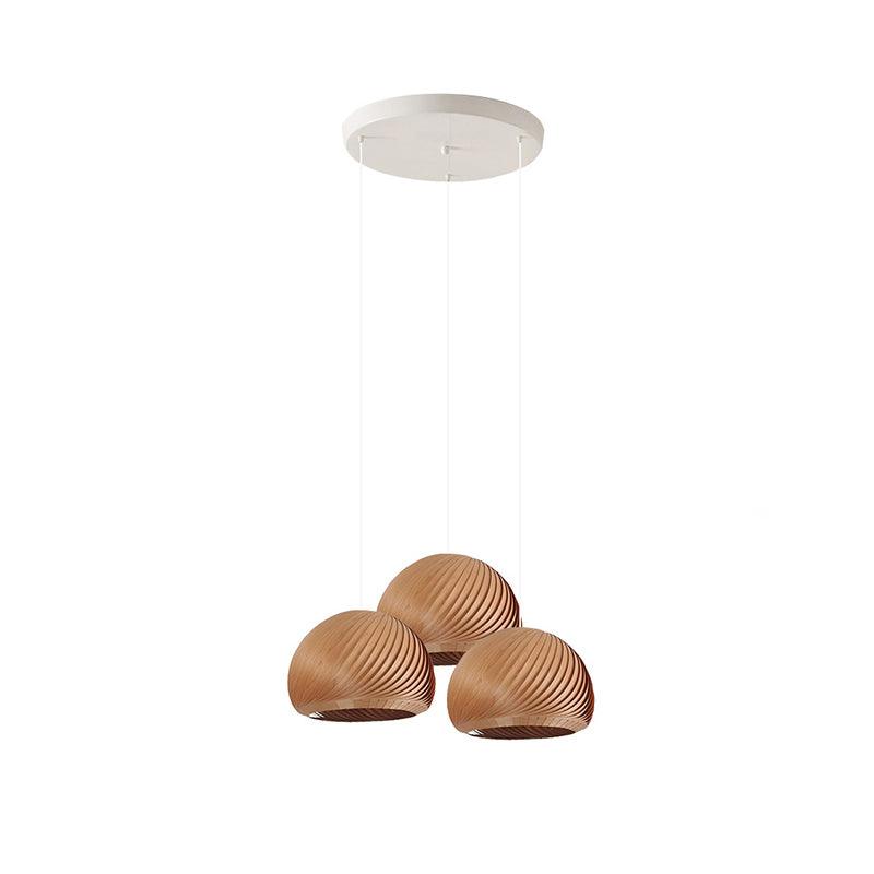 Spiral Vintage Holz Pendelleuchte-Letslighting