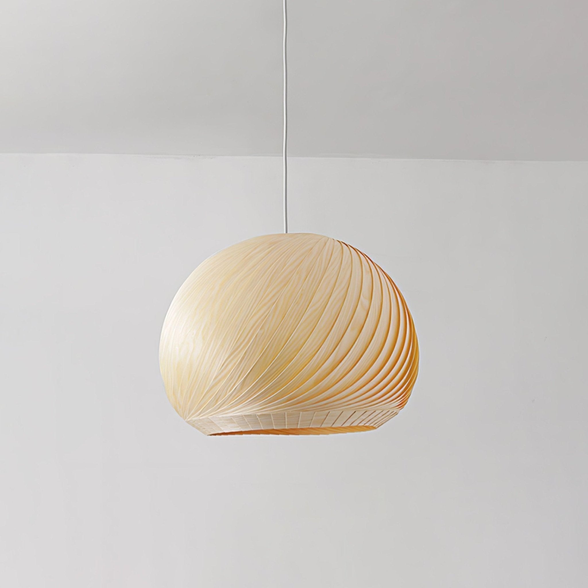 Spiral Vintage Holz Pendelleuchte-Letslighting