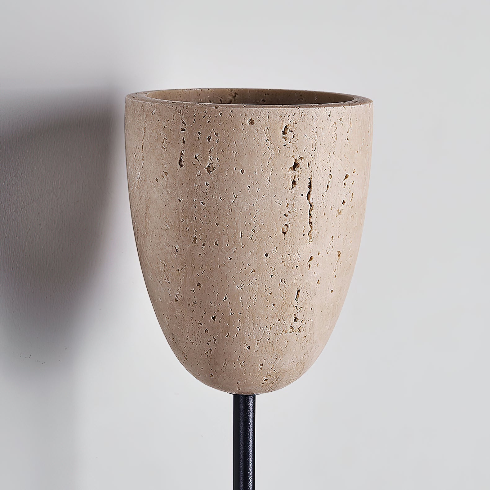 Kvennuvyo Modern Minimalist Walnut Metal Wood Wall Lamp - Letslighting