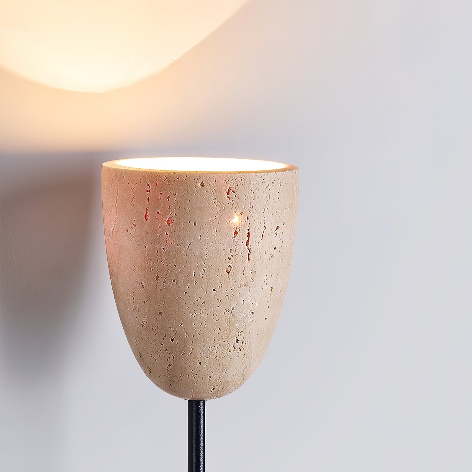 Kvennuvyo Modern Minimalist Walnut Metal Wood Wall Lamp - Letslighting