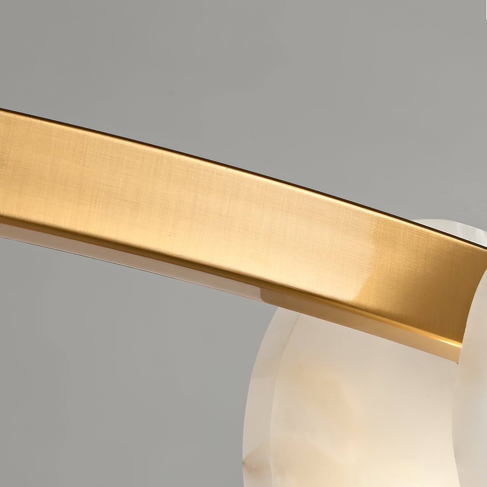 Ostruvys Postmodern Luxury Brass Alabaster Chandelier - Letslighting