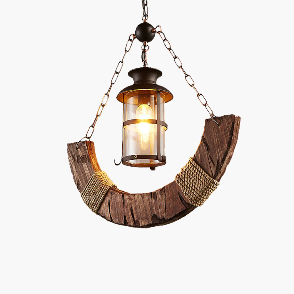 Epoch Designer LED Pendelleuchte Esszimmer/Wohnzimmer Metall/Holz
