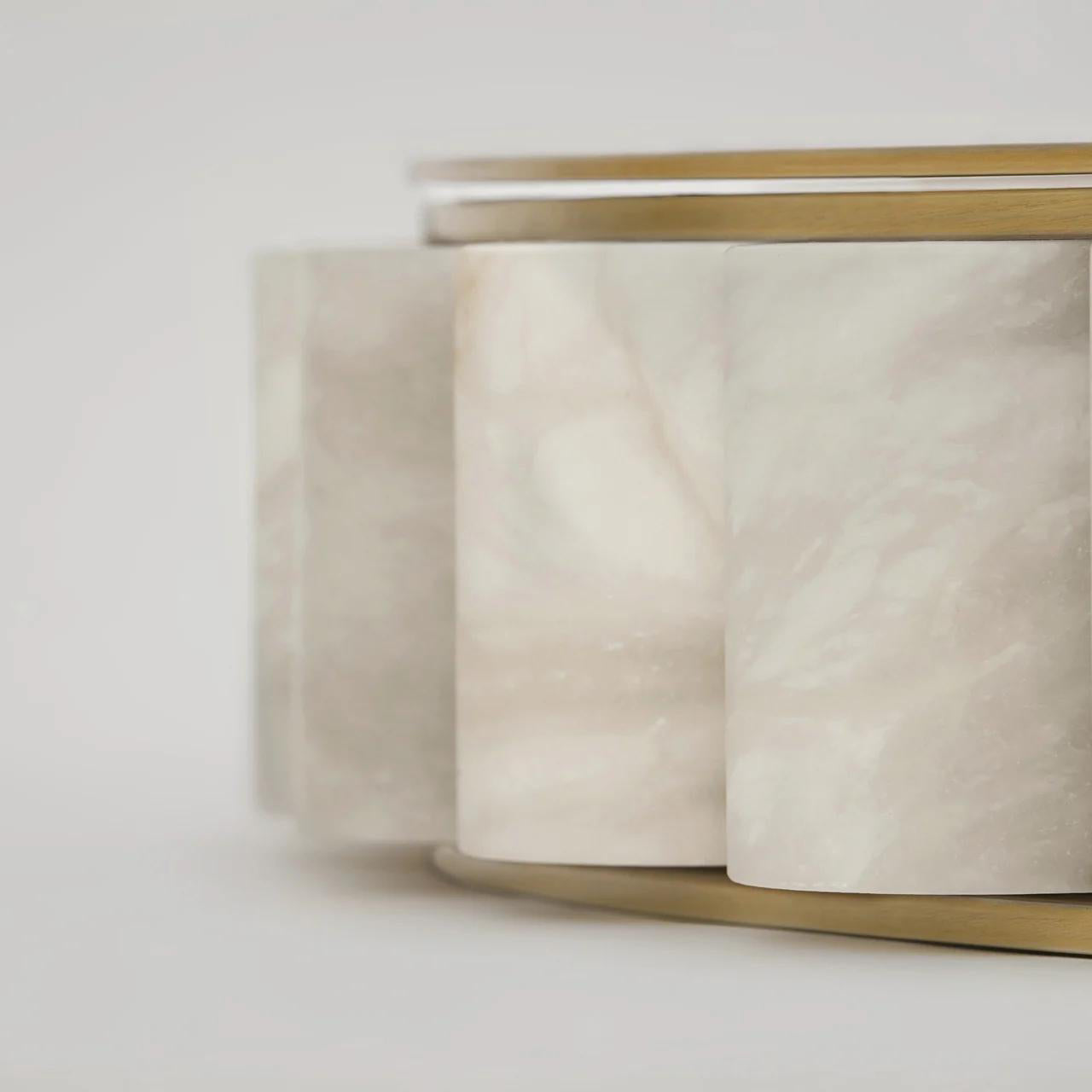 Sifuvyh Postmodern Luxury Stainless Alabaster Chandelier - Letslighting