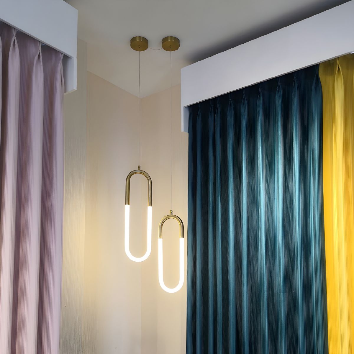 Avi Moderne minimalistische LED-Pendelleuchte, 2 Stile, Gold