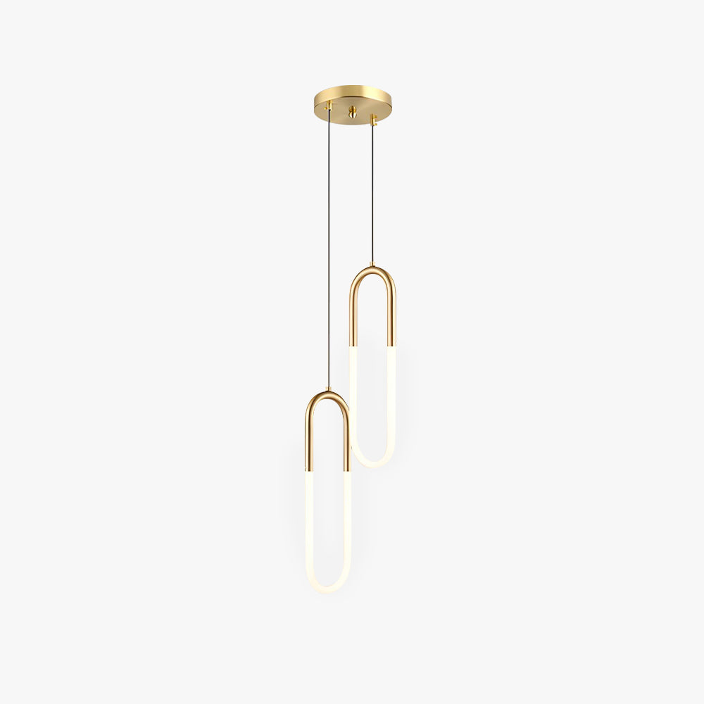 Avi Moderne minimalistische LED-Pendelleuchte, 2 Stile, Gold