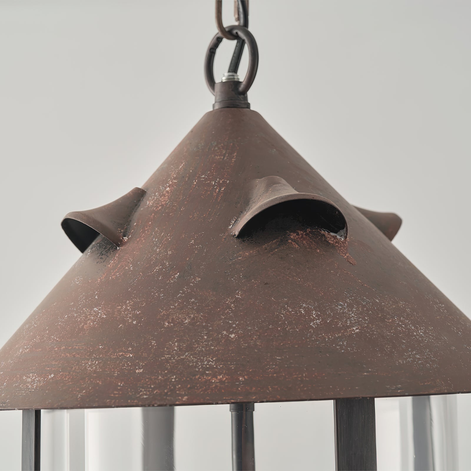 Tinduvyh Vintage Industrial Glas Laterne Pendelleuchte-Letslighting