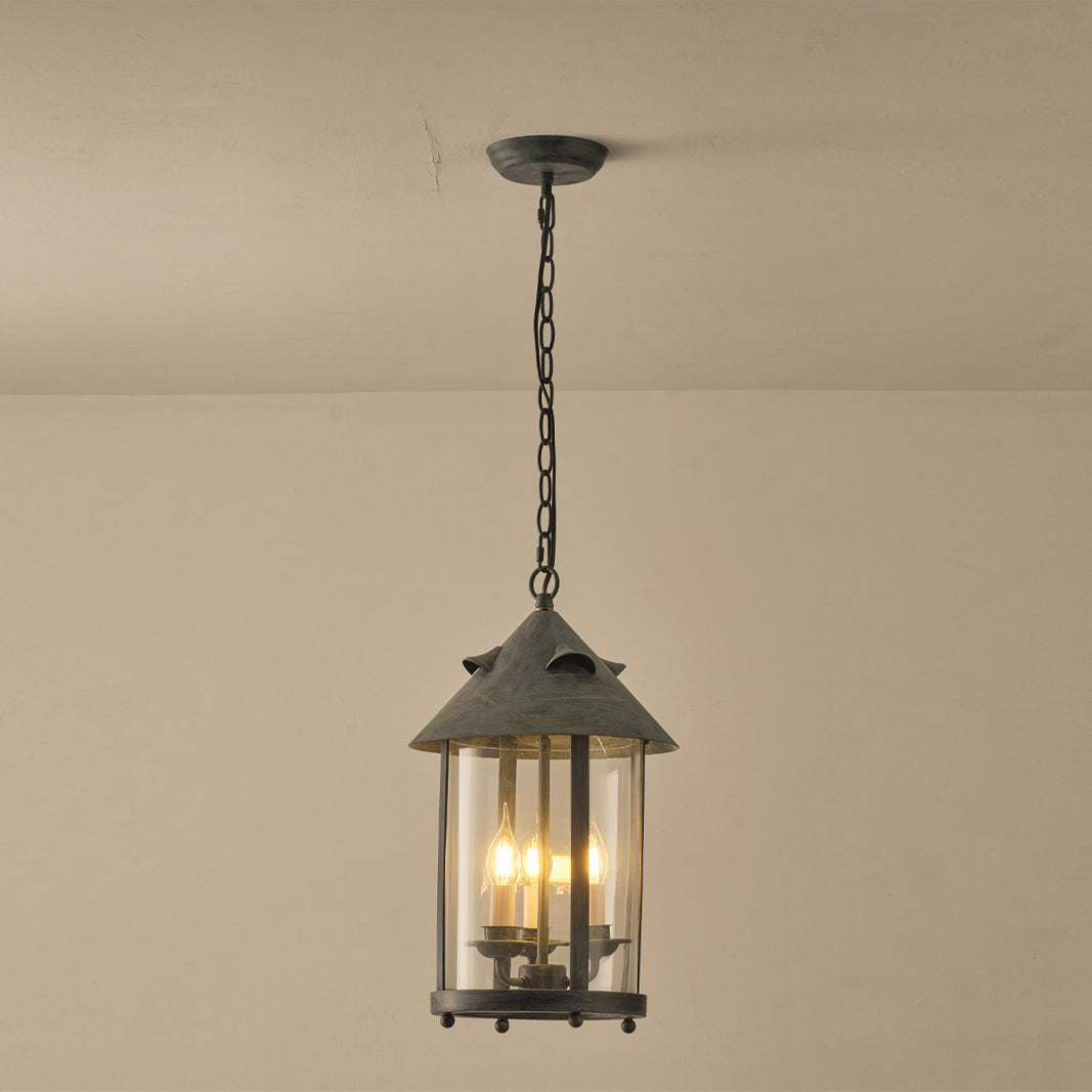 Tinduvyh Vintage Industrial Glas Laterne Pendelleuchte-Letslighting