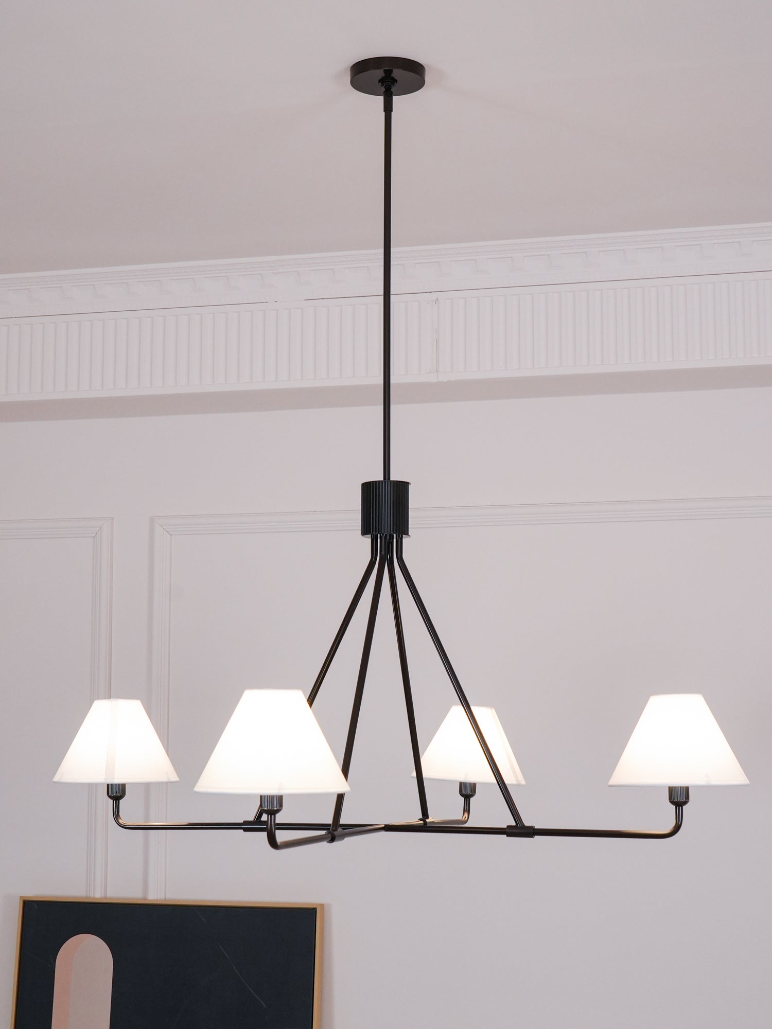 Aurora Kronleuchter Kegelschirm Minimalistisch-Letslighting
