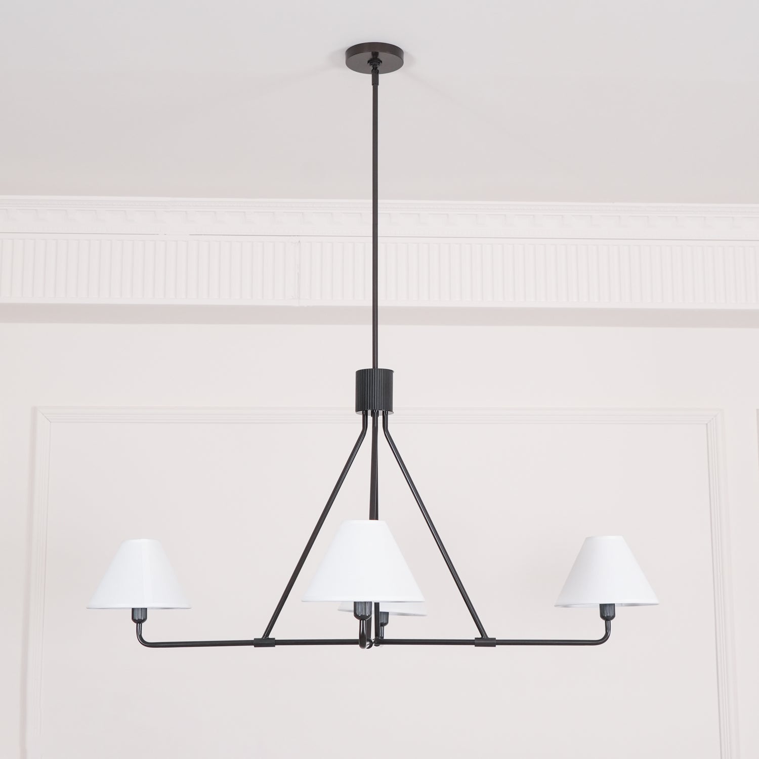 Ornuvyh Industrieller Vintage-Kronleuchter aus Stoff-Letslighting