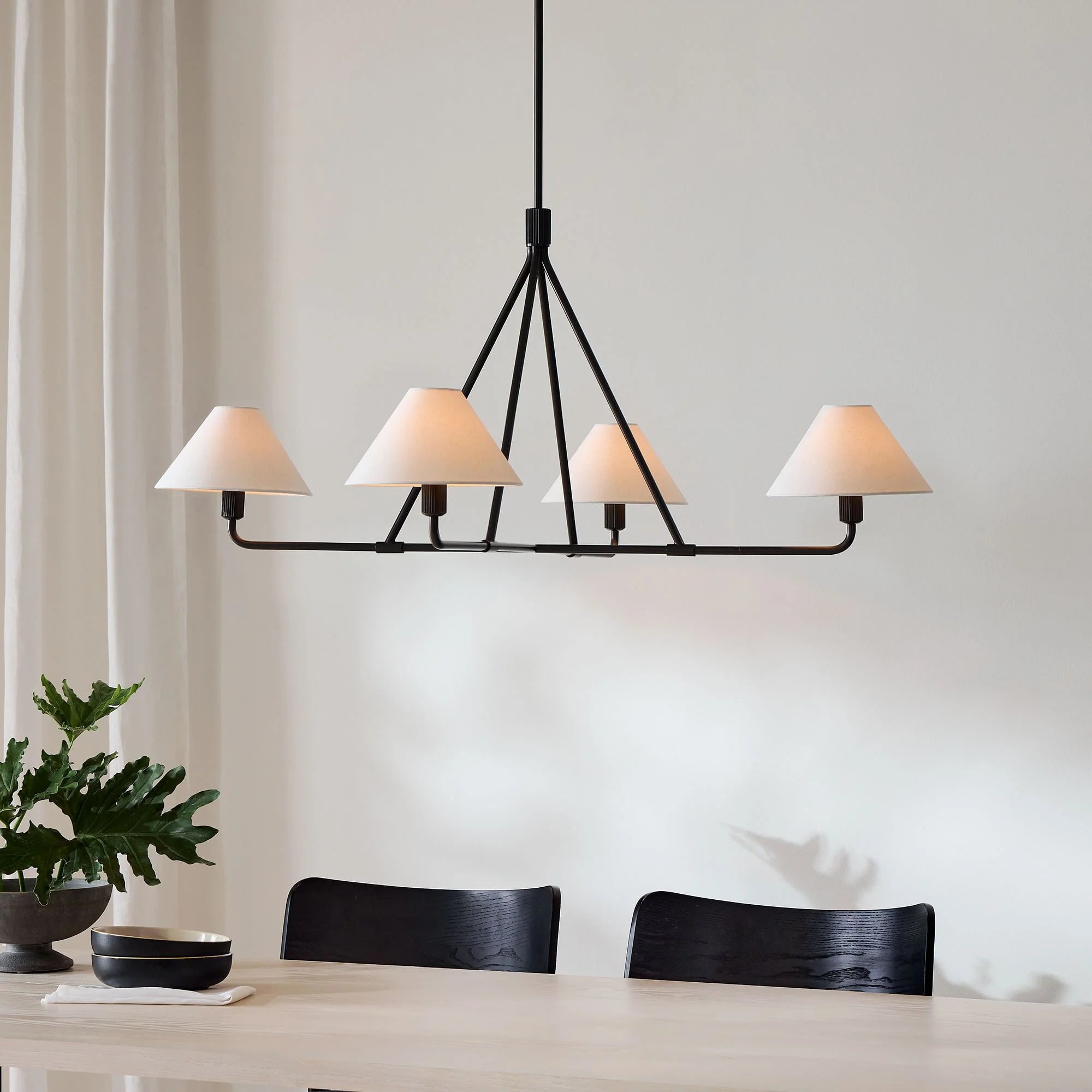 Aurora Kronleuchter Kegelschirm Minimalistisch-Letslighting