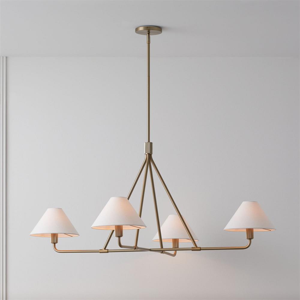 Aurora Kronleuchter Kegelschirm Minimalistisch-Letslighting