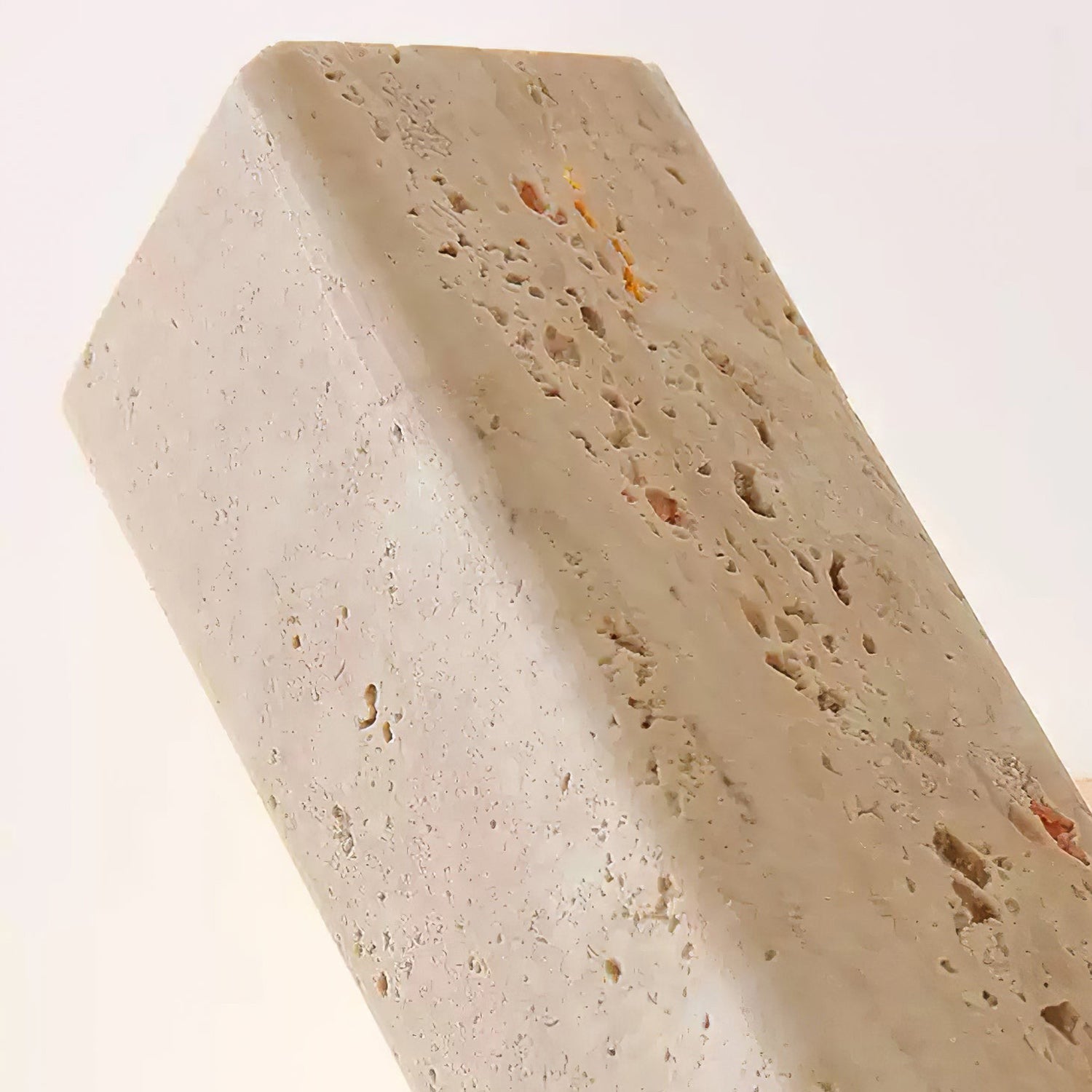 Ostruvyo Modern Minimalist Linear Walnut Travertine Wall Lamp - Letslighting