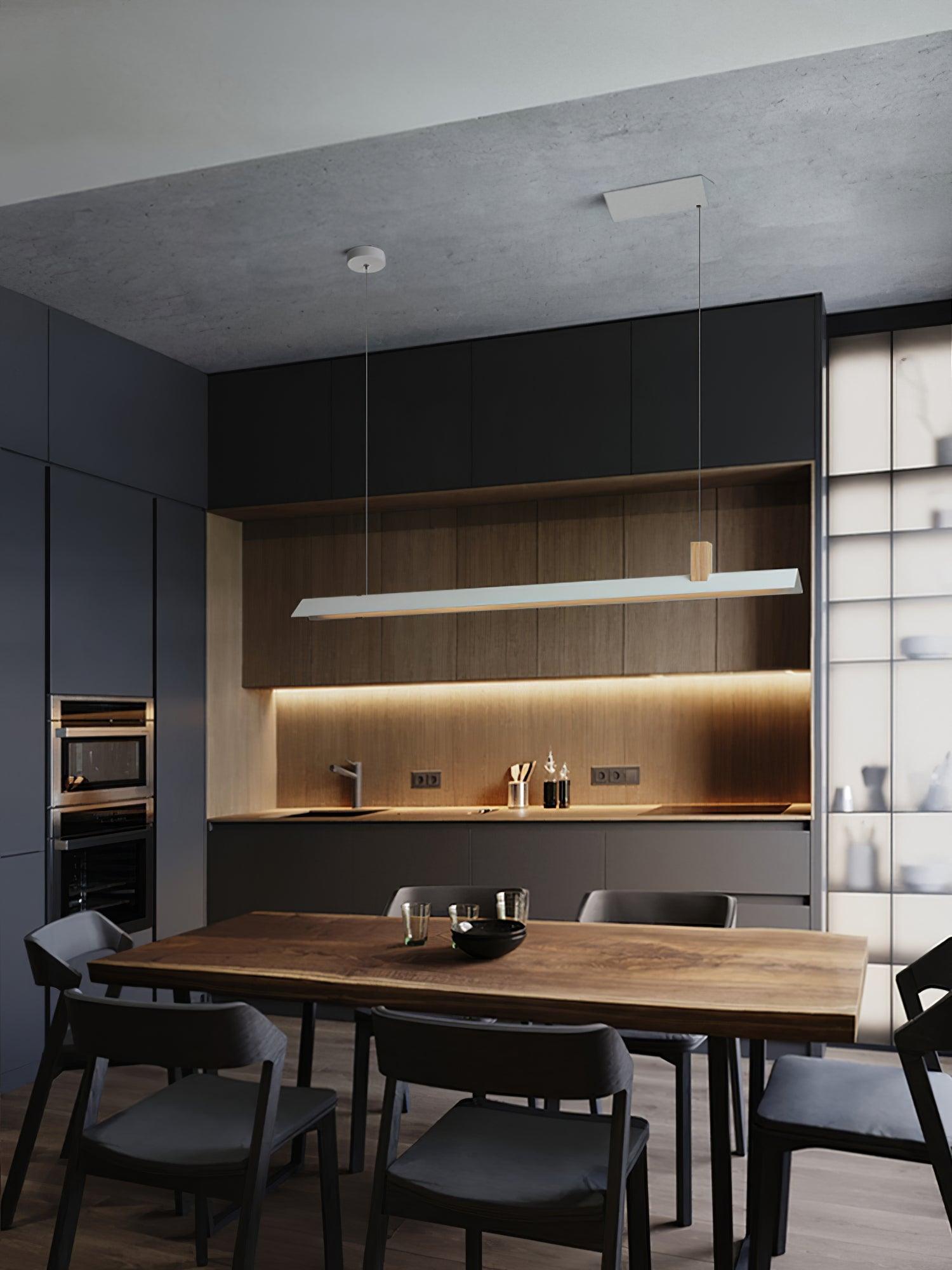 Linea Minimalistisch Holz Pendelleuchte Leuchte-Letslighting