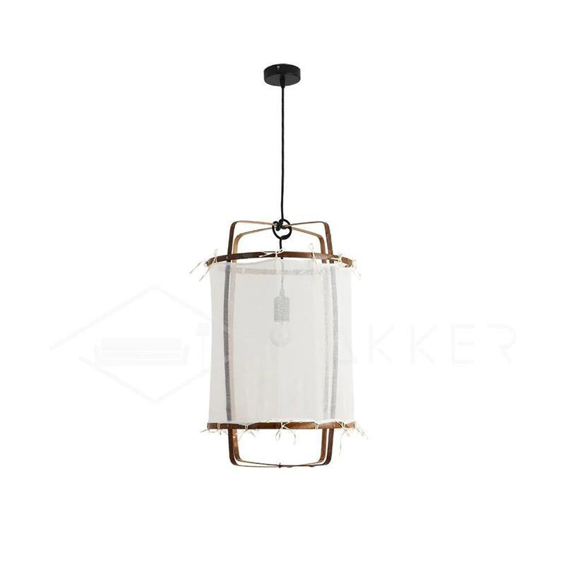 Lustra Pendelleuchte Lampe Bambus Schirm für Wohn Zimmer-Letslighting