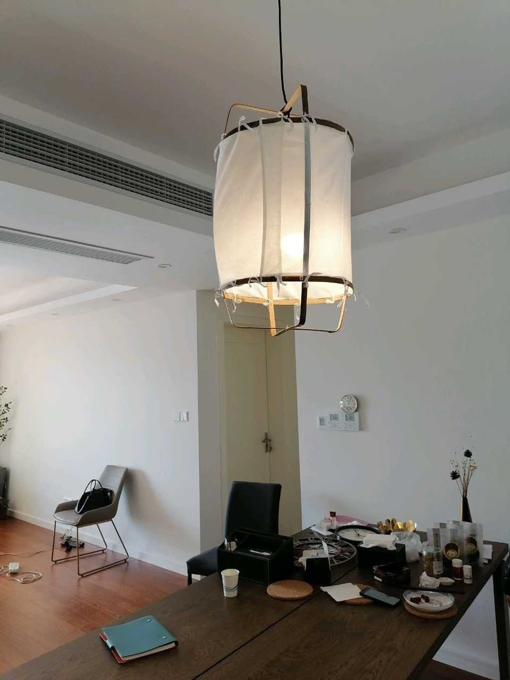 Lustra Pendelleuchte Lampe Bambus Schirm für Wohn Zimmer-Letslighting