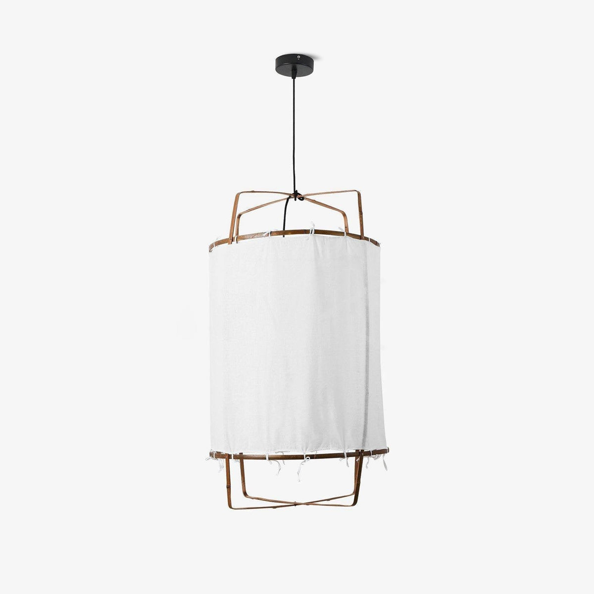 Lustra Pendelleuchte Lampe Bambus Schirm für Wohn Zimmer-Letslighting