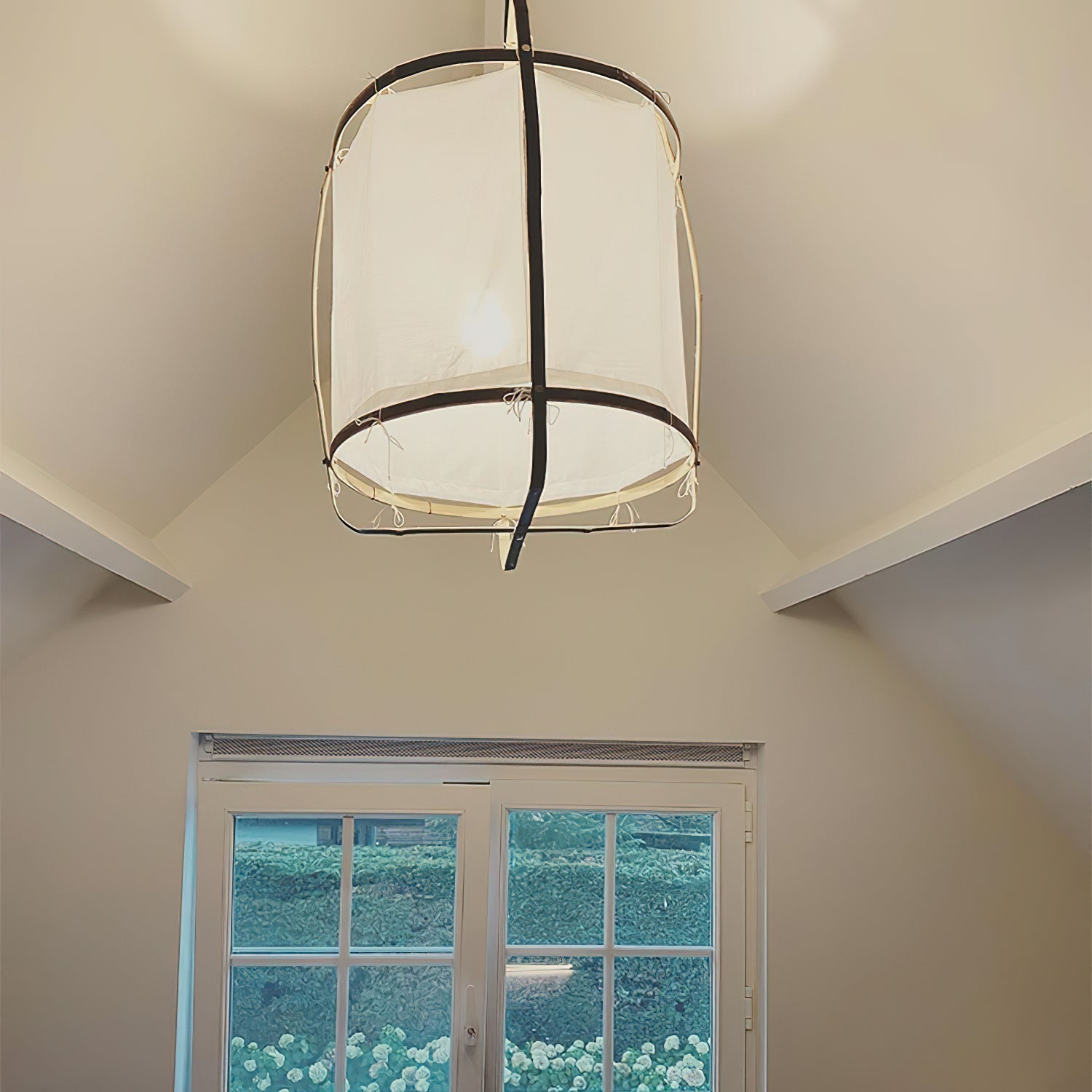 Lustra Pendelleuchte Lampe Bambus Schirm für Wohn Zimmer-Letslighting