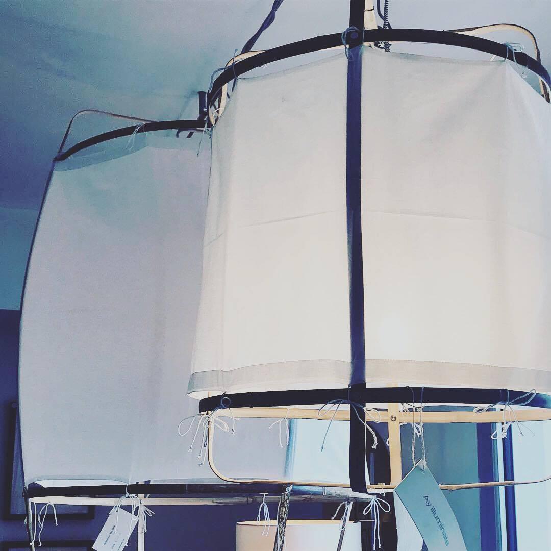 Lustra Pendelleuchte Lampe Bambus Schirm für Wohn Zimmer-Letslighting