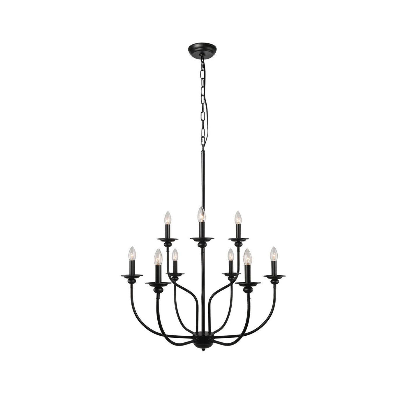 Ayada Eleganter Vintage-Kronleuchter aus Messing-Letslighting