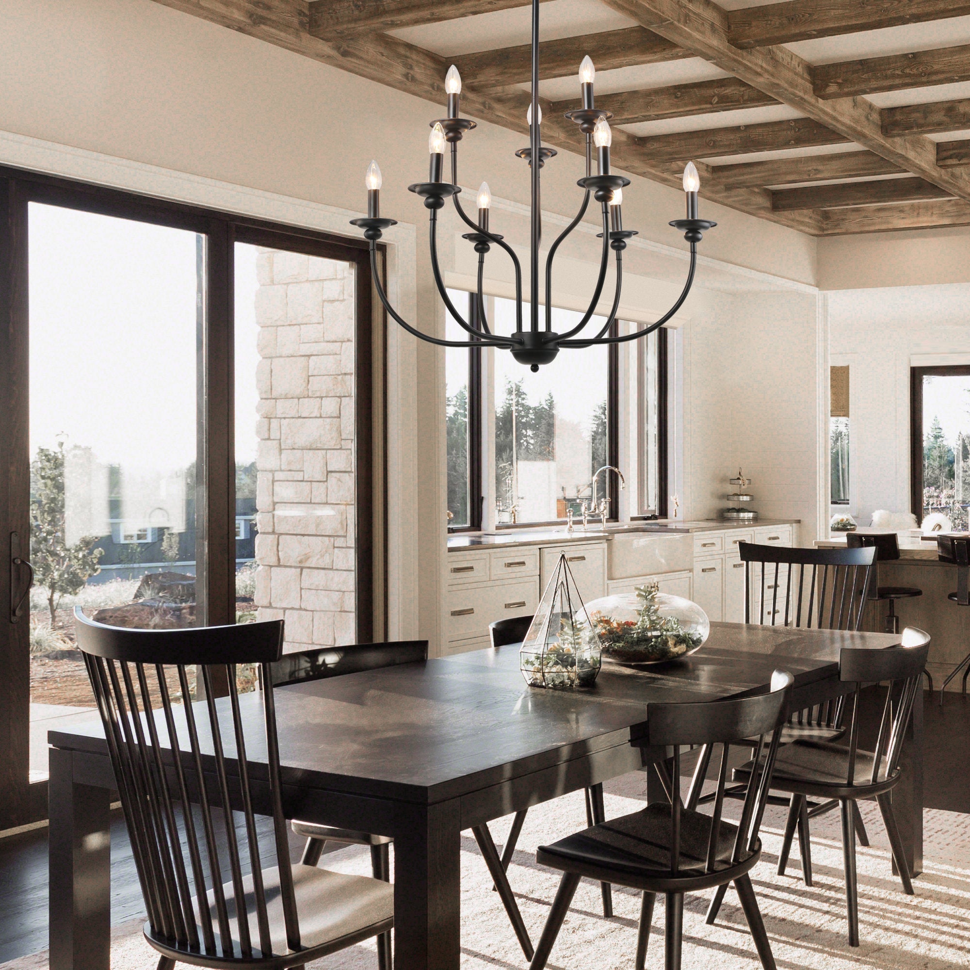Ayada Eleganter Vintage-Kronleuchter aus Messing-Letslighting