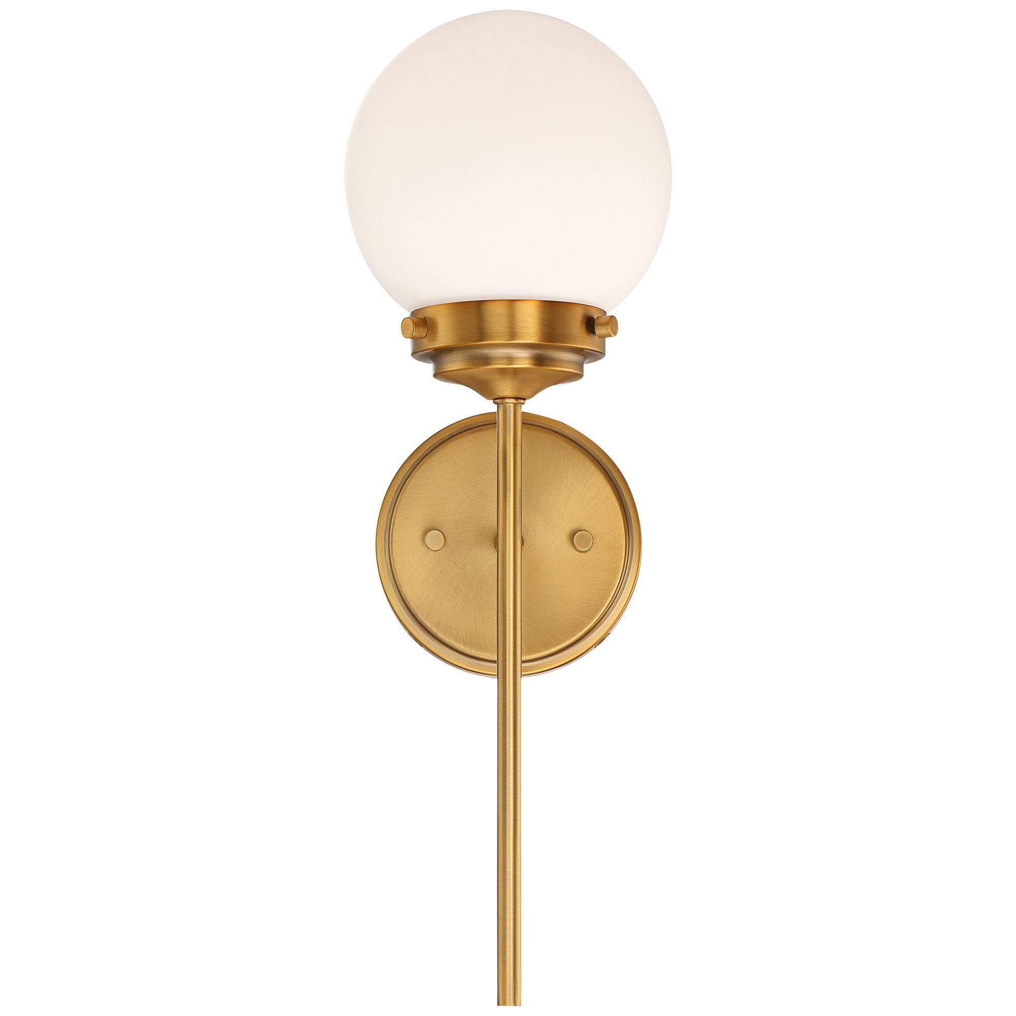 Waegnuvyh Wandleuchte aus Messing und Glas-Letslighting