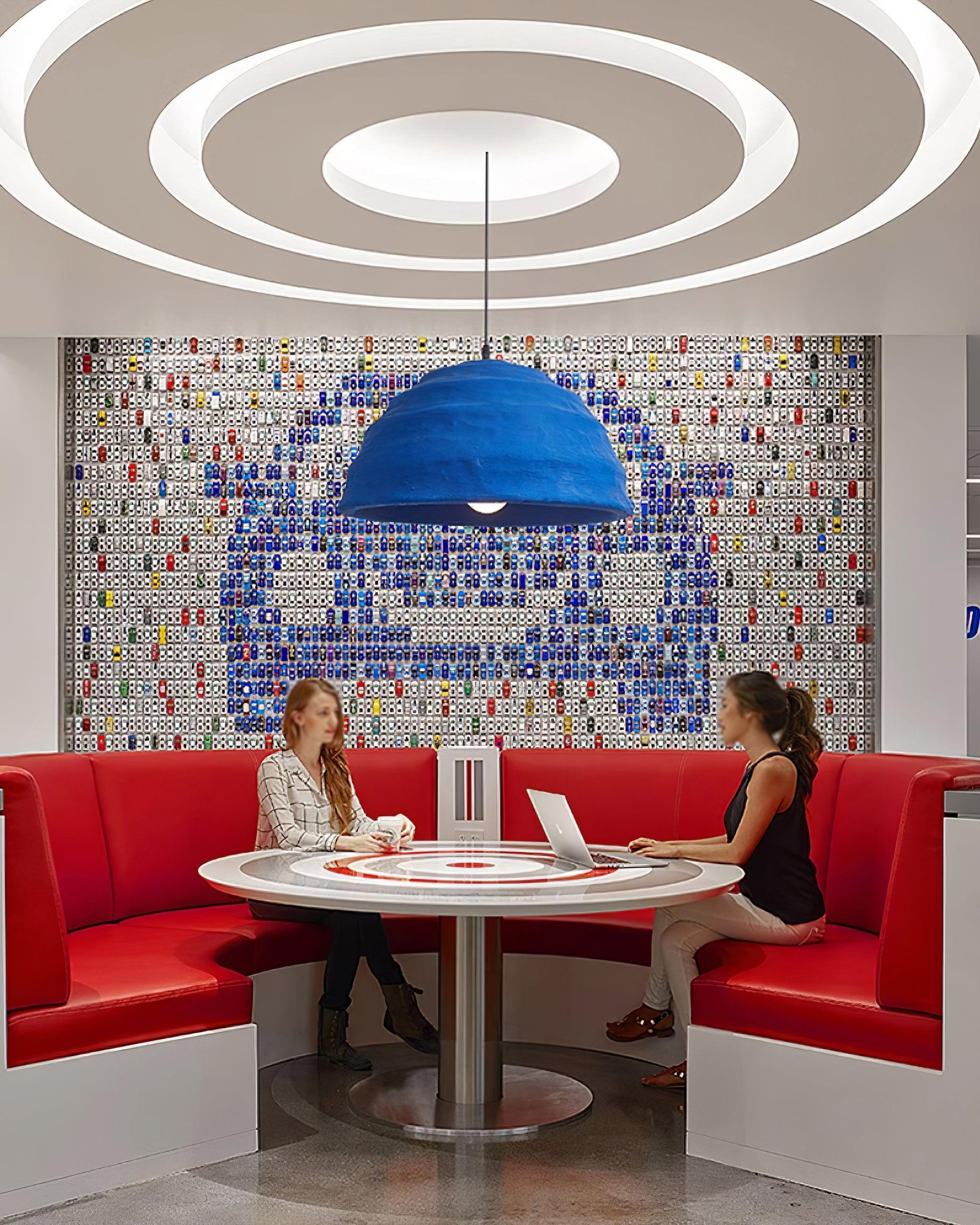 Pendelleuchte Kuppelschirm Blau Urban Industrial-Letslighting