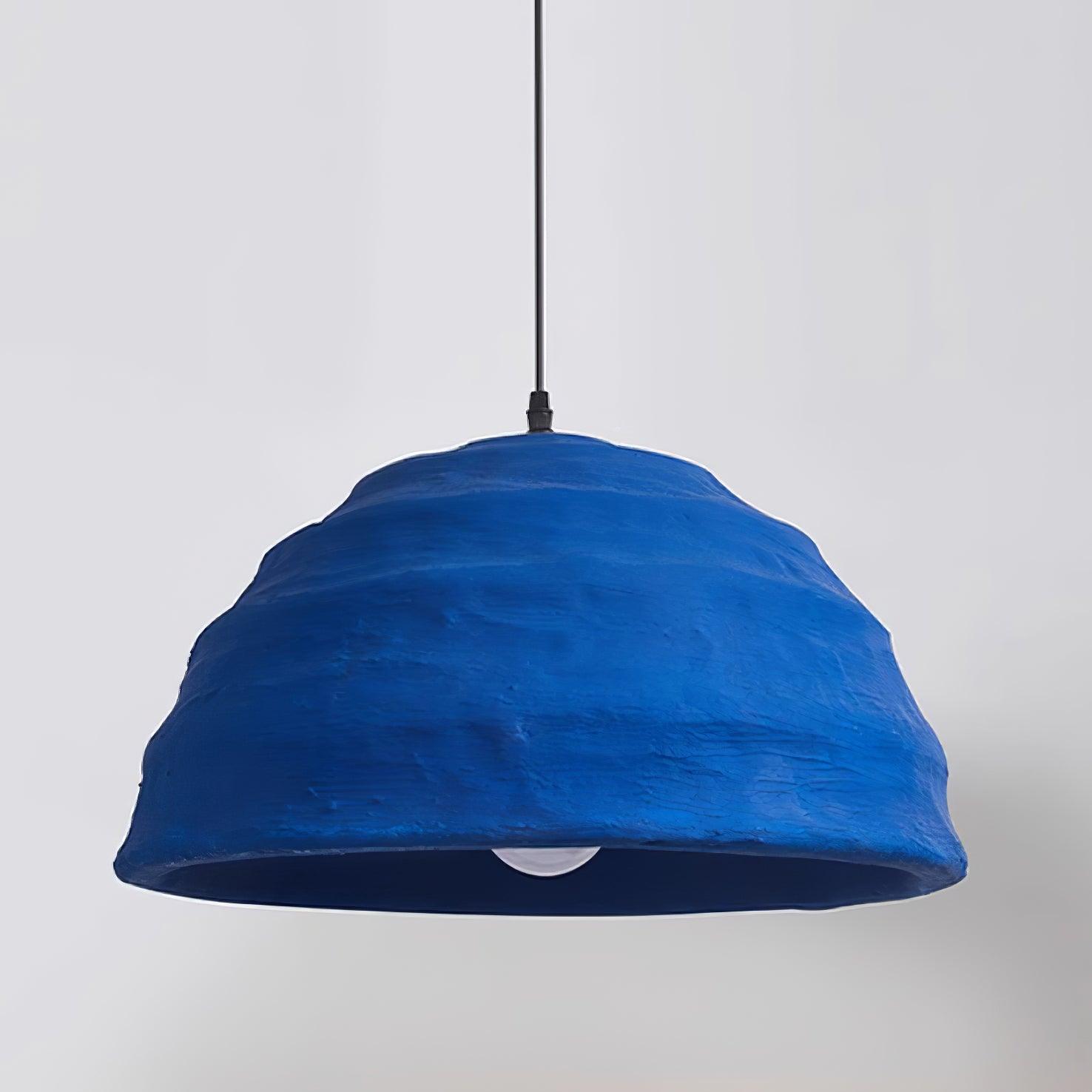 Pendelleuchte Kuppelschirm Blau Urban Industrial-Letslighting