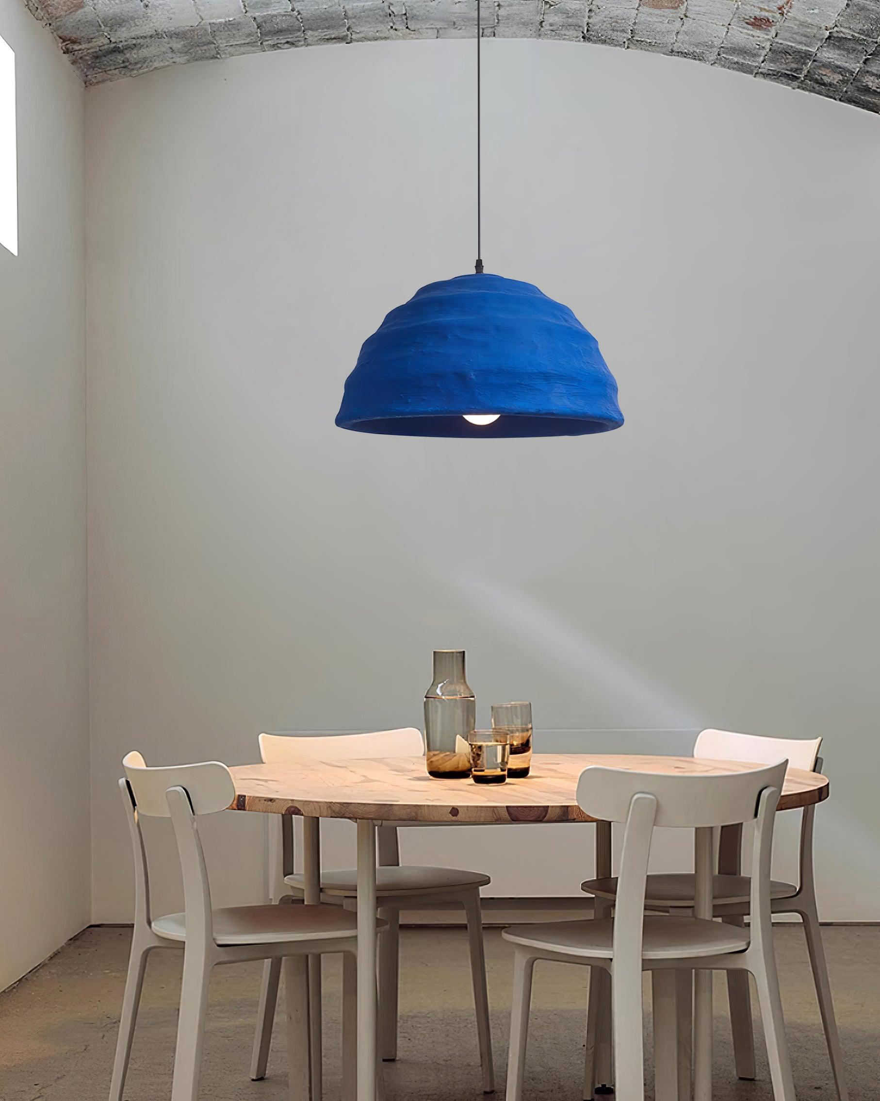 Pendelleuchte Kuppelschirm Blau Urban Industrial-Letslighting
