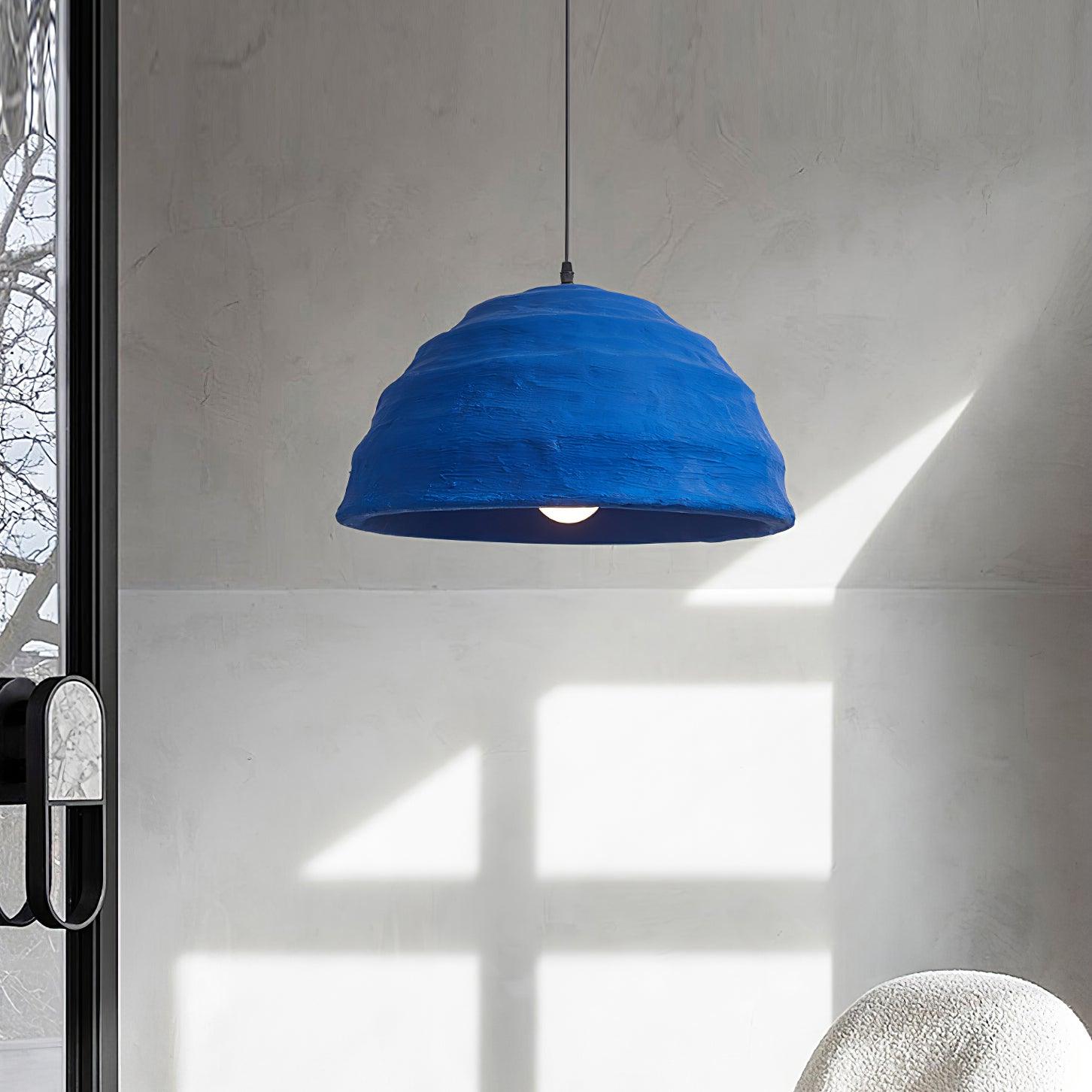 Pendelleuchte Kuppelschirm Blau Urban Industrial-Letslighting